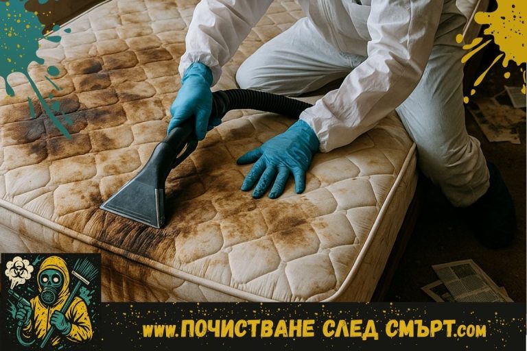 Почистване след разложен труп и миризма