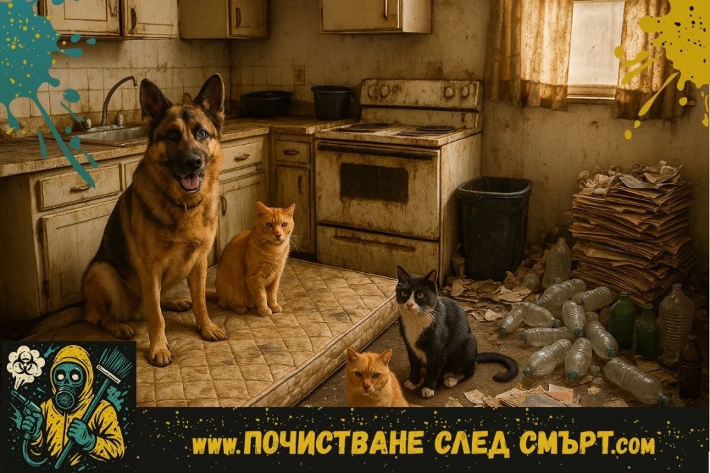 Почистване след труп с разложение и мизерни отпадъци