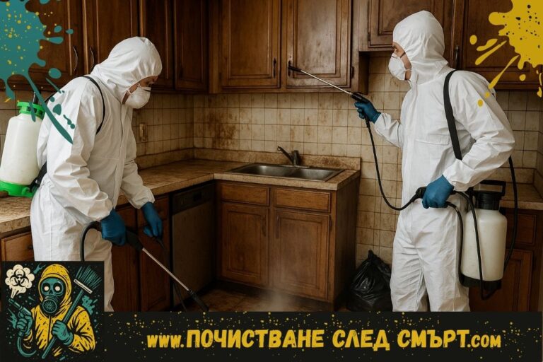 Услуги за почистване след труп на добра цена за София