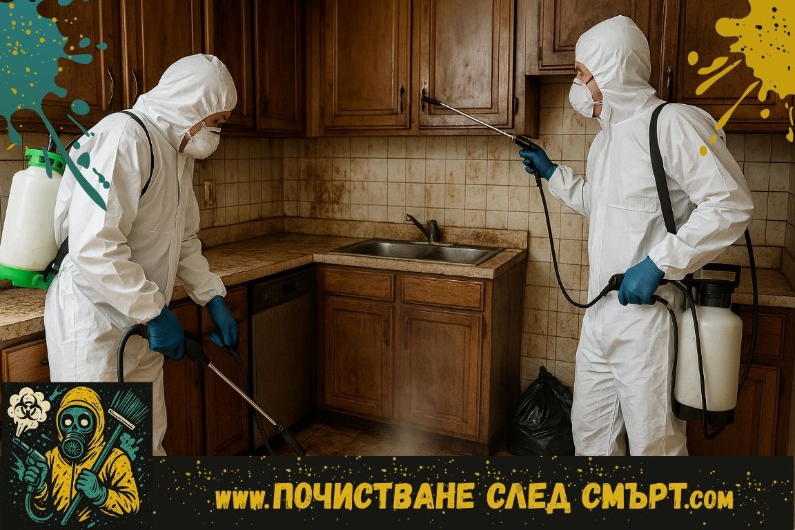 Услуги за почистване след труп на добра цена за София