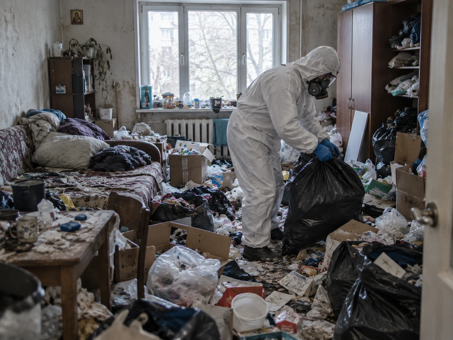 Почистване и озониране на силно замърсено жилище